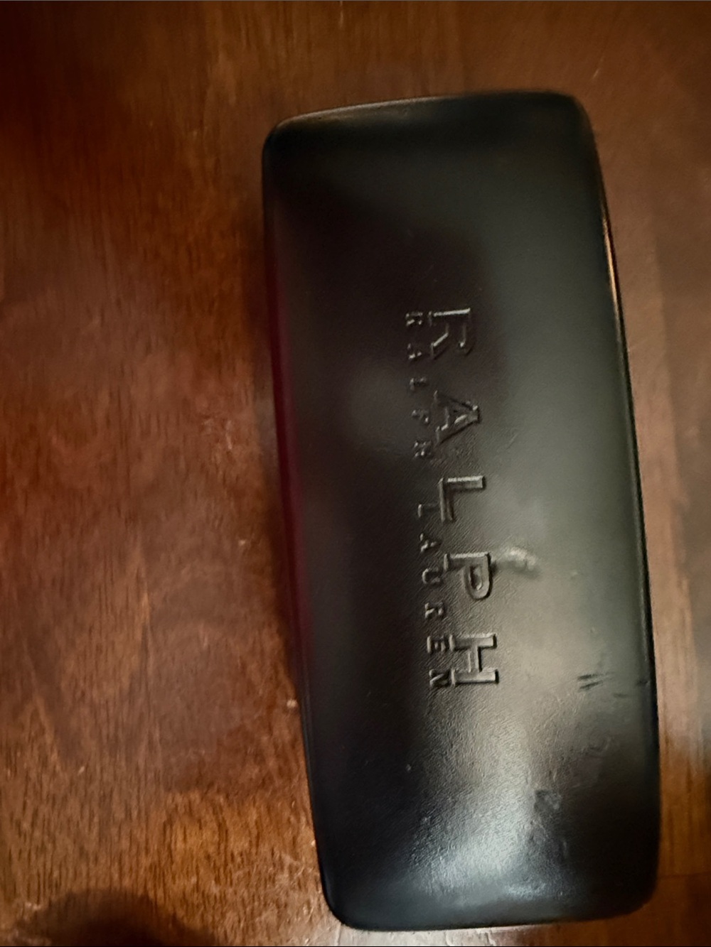 Ralph Lauren Black Hard Eyeglass Case